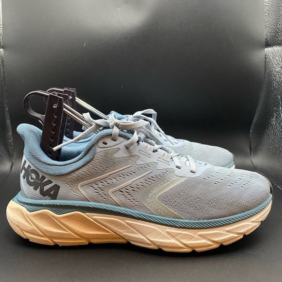 Hoka Blue and Tan Women's Sneakers - Picture 2 of 10